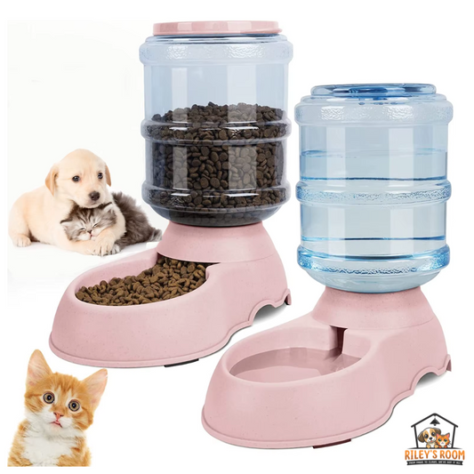 Automatic Water Dispenser Large Capacity Pet Feeder Small Dog Food Bowl Cat Feeder Drinking Bowl Pet Feeding Drinker Water Bowl