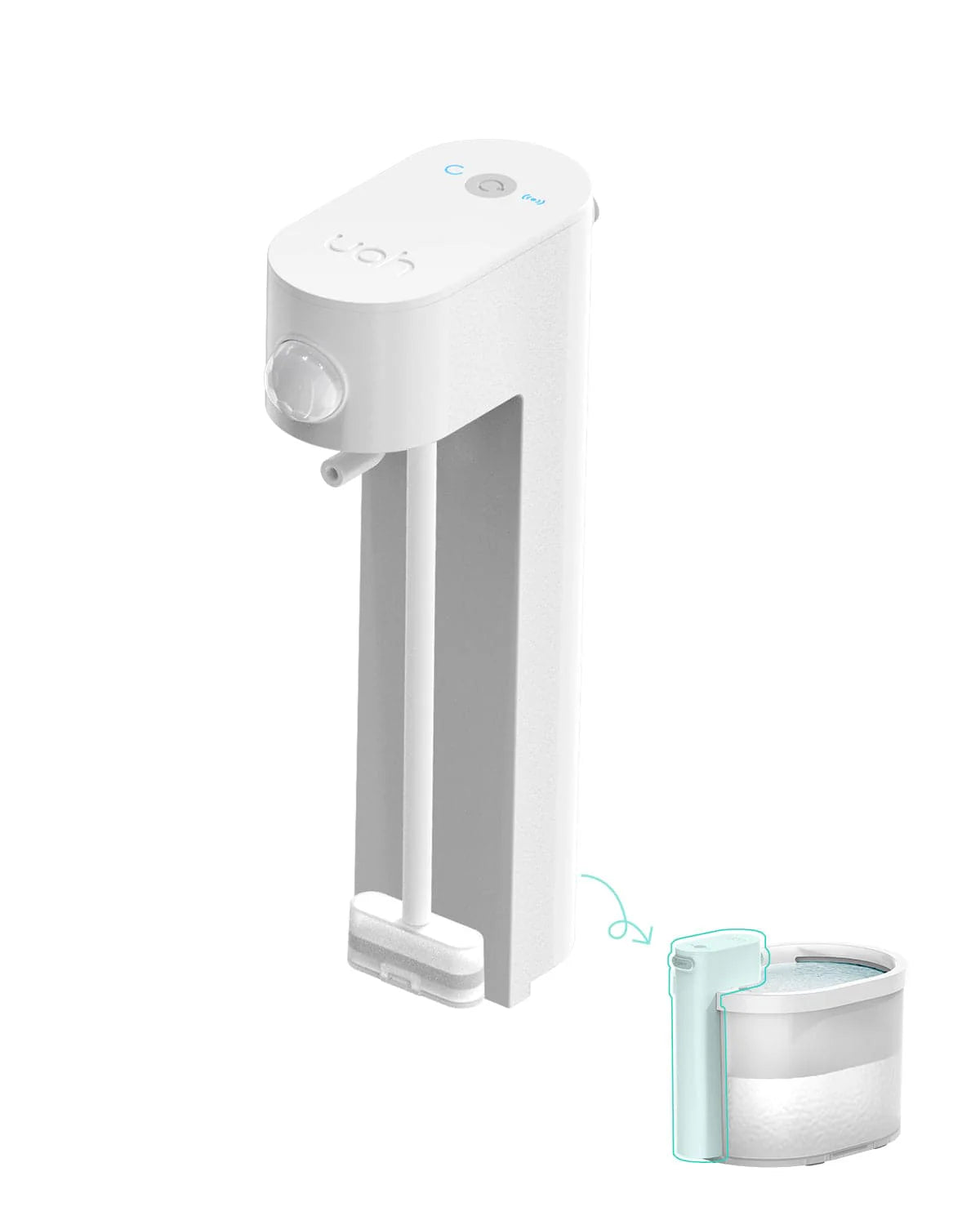 Uah Pet ZERO Wireless and Automatic Cat Water Fountain