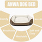 Durable Dog Bed Machine Washable Medium Dog Bed Square, Comfortable Puppy Dog Bed Medium