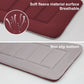 47" Dog Bed Washable Kennel Pad anti Slip Pet Crate Mat Burgundy
